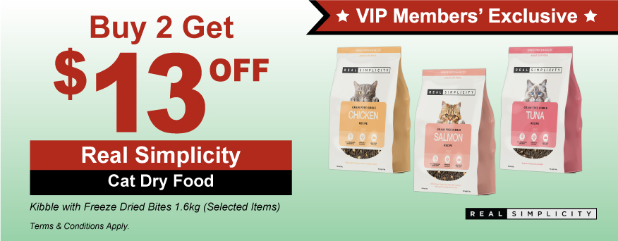 Real Simplicity Cat Dry Food Promo
